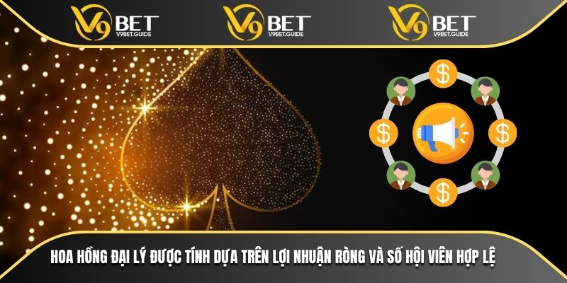 Hoa hồng đại lý được tính dựa trên lợi nhuận ròng và số hội viên hợp lệ