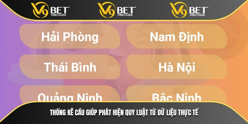 Thống kê cầu giúp phát hiện quy luật từ dữ liệu thực tế